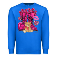 True Royal Army boots Valentine's Day Premium Sweatshirt - HowdyJamesFarm