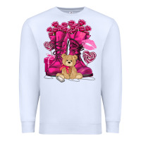 White Army boots Valentine's Day Premium Sweatshirt - HowdyJamesFarm