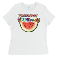 White summer vibes Ladies Tee - JahusDesignShop