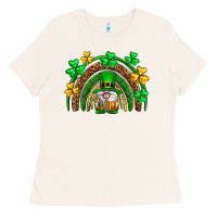 Bone St. Patrick's Day gnome rainbow Ladies Tee - Neo Western