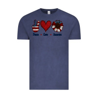 Vintage Denim Peace Love America Vintage Tee - Jasminsmagicworld