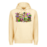 Pina Colada Mardi Gras coffee cups Premium Hoodie - HowdyJamesFarm