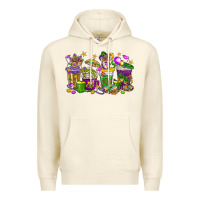 Sandshell Mardi Gras coffee cups Premium Hoodie - HowdyJamesFarm