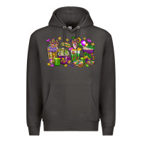 Mardi Gras Coffee Cups Premium Hoodie | Teevron