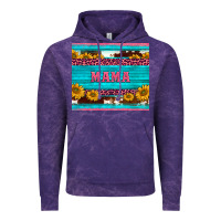 Cloud Purple cowhide leopard sunflowers mama Vintage Hoodie - BarkalooDesign