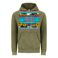 Vintage Olive cowhide leopard sunflowers mama Vintage Hoodie - BarkalooDesign