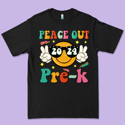 Peace Out 2024 Pre K Premium Tee Designed By Jahusdesignshop