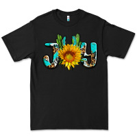 Black joy with sunflower and cactus ado Premium Tee - AdoDesignShop