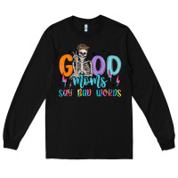 Black good moms say bad words Long Sleeve Tee - MaliasSmallBusiness
