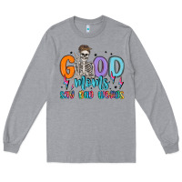 Heather Grey good moms say bad words Long Sleeve Tee - MaliasSmallBusiness