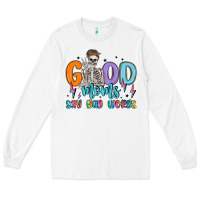 White good moms say bad words Long Sleeve Tee - MaliasSmallBusiness
