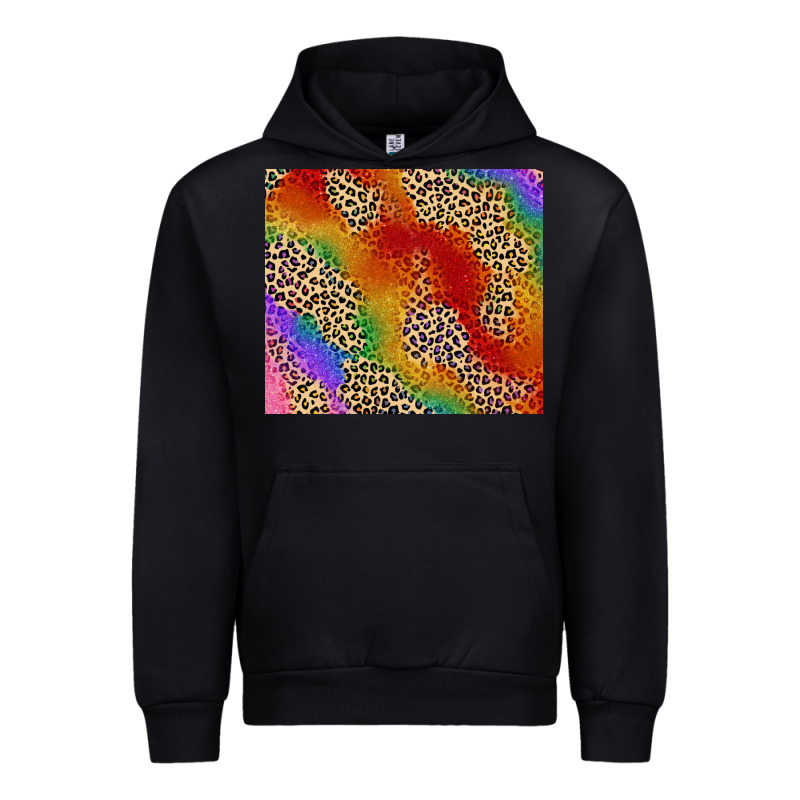 Pride Rainbow Leopard Design Urban Hoodie by FaDigitalArtStudio | Teevron
