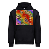 Black Pride rainbow leopard design Urban Hoodie - FaDigitalArtStudio