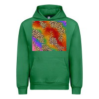 Emerald Pride rainbow leopard design Urban Hoodie - FaDigitalArtStudio