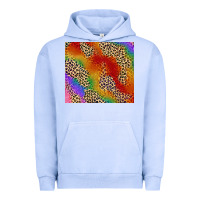 Pigment Grape Ice Pride rainbow leopard design Urban Hoodie - FaDigitalArtStudio