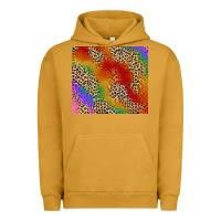 Pigment Peanut Butter Pride rainbow leopard design Urban Hoodie - FaDigitalArtStudio