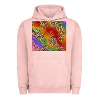 Pigment Salmon Pride rainbow leopard design Urban Hoodie - FaDigitalArtStudio