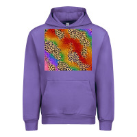 Tulip Pride rainbow leopard design Urban Hoodie - FaDigitalArtStudio