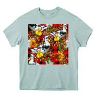 Arona christmas leopard duck Heavy Core Tee - FaDigitalArtStudio