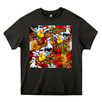 Asphalt christmas leopard duck Heavy Core Tee - FaDigitalArtStudio
