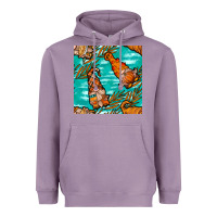 Lavender Fall gnomes Heavyweight Hoodie - NancyCooperArtShop