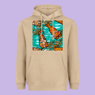 Fall Gnomes Heavyweight Hoodie Designed By Nancycooperartshop