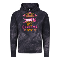 Cloud Black world's best grandma ever Vintage Hoodie - Jasminsmagicworld