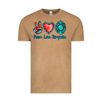 Vintage Camel Peace Love Turquoise Vintage Tee - Jasminsmagicworld
