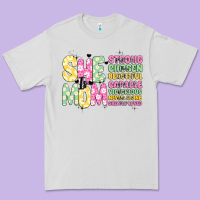 She Is Mom Premium Tee Designed By Jahusdesignshop