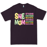 Plum she is mom Premium Tee - JahusDesignShop