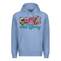 Colony Blue brave and strong Premium Hoodie - JahusDesignShop