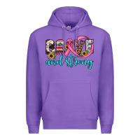 Purple brave and strong Premium Hoodie - JahusDesignShop