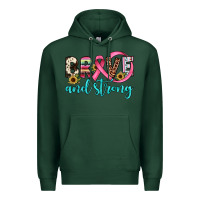 Sports Green brave and strong Premium Hoodie - JahusDesignShop