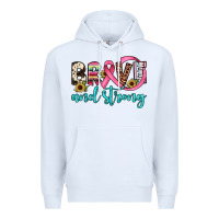 White brave and strong Premium Hoodie - JahusDesignShop