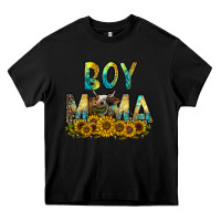 Black boy mama Heavy Core Tee - CowhideDigitalArt
