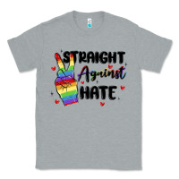 Heather Grey gay pride Classic Tee - MaliasSmallBusiness