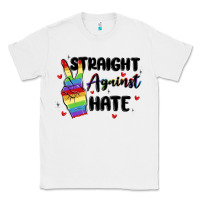 White gay pride Classic Tee - MaliasSmallBusiness