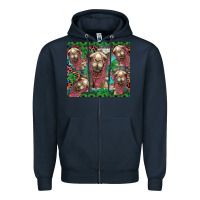 Navy camel face Zipper Hoodie - BarkalooDesign