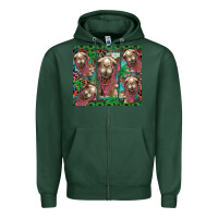 Sports Green camel face Zipper Hoodie - BarkalooDesign