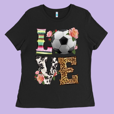 Western Love Soccer Ladies Tee Designed By Hra Design Shop