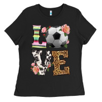 Black western love soccer Ladies Tee - HRA Design Shop