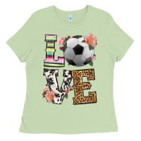 Matcha western love soccer Ladies Tee - HRA Design Shop
