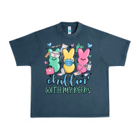 Midnight Navy chillin with my peeps Urban Heavy Tee - MaliasSmallBusiness