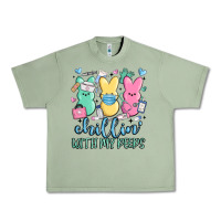 Oil Green chillin with my peeps Urban Heavy Tee - MaliasSmallBusiness