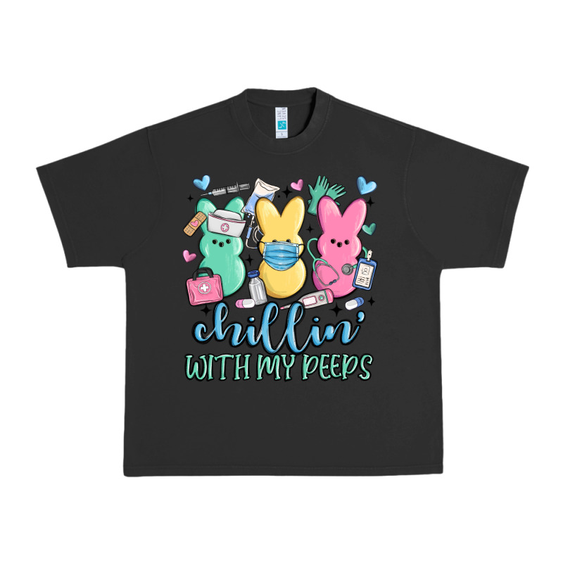 Chillin With My Peeps Urban Heavy Tee by MaliasSmallBusiness | Teevron