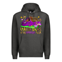 Charcoal Heather Mardi Gras Cruise Premium Hoodie - HowdyJamesFarm