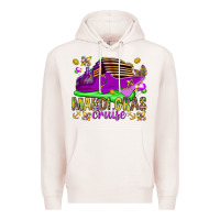 Pale Pink Mardi Gras Cruise Premium Hoodie - HowdyJamesFarm