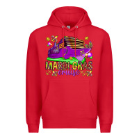 Red Mardi Gras Cruise Premium Hoodie - HowdyJamesFarm