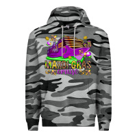 Slate Camo Mardi Gras Cruise Premium Hoodie - HowdyJamesFarm