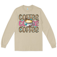 Mushroom coffee coffee coffee Long Sleeve Tee - MaliasSmallBusiness